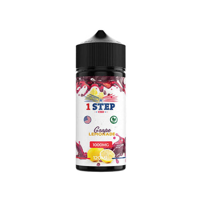 1 Step CBD 1000mg CBD E-liquid 120ml (BUY 1 GET 1 FREE) - Elixire CBD