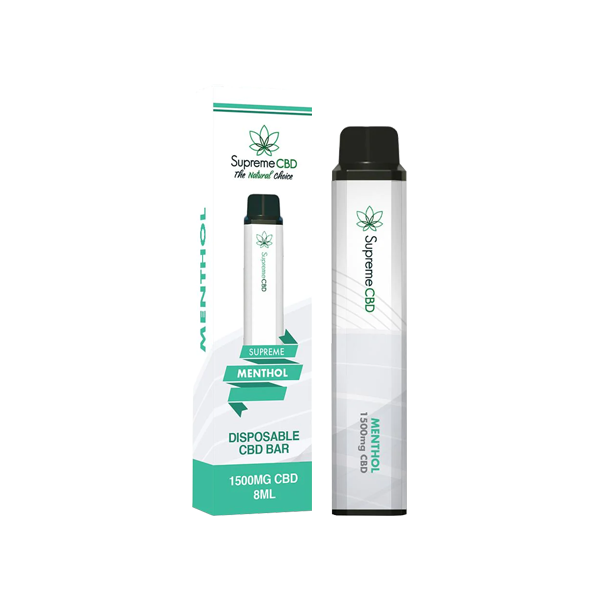 Supreme CBD 1500 mg CBD Einweg-Vape-Gerät 3000 Züge