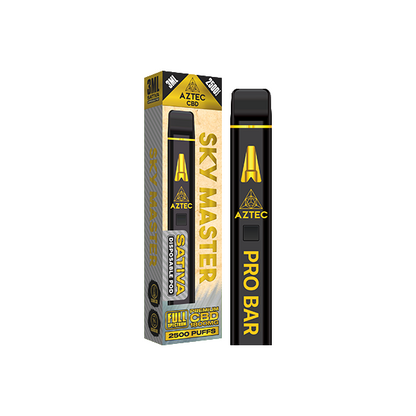 Aztec CBD 1800mg Pro Bar CBD Disposable Vape Device 2500 Puffs - Elixire CBD