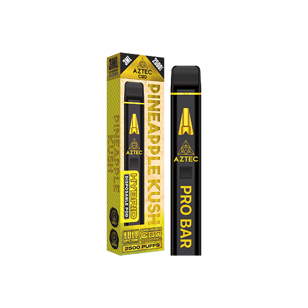 Aztec CBD 1800mg Pro Bar CBD Disposable Vape Device 2500 Puffs - Elixire CBD