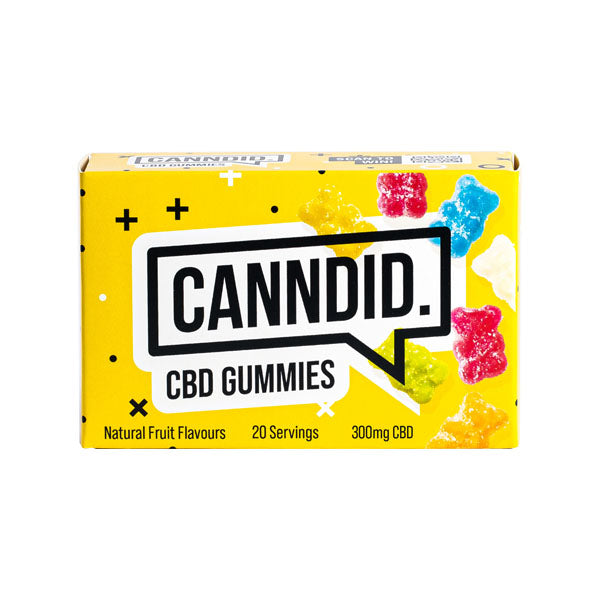 Canndid 300mg CBD Gummies - 20 Pieces (BUY 2 GET 1 FREE) - Elixire CBD