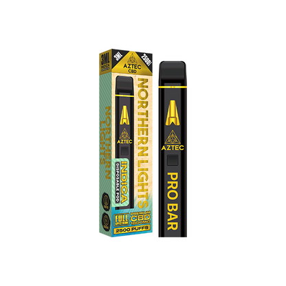 Aztec CBD 1800mg Pro Bar CBD Disposable Vape Device 2500 Puffs - Elixire CBD