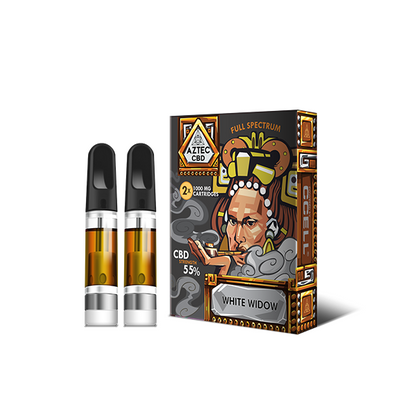 Aztec CBD 2 x 1000mg Cartridge Kit - 1ml - Elixire CBD