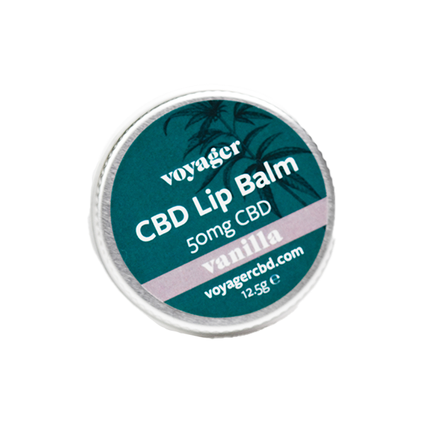 Voyager 50 mg CBD nährender und schützender Lippenbalsam – 12,5 g