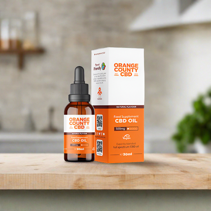 Orange County CBD 500 mg 30 ml MCT-Öl – Bio-Kokosöl