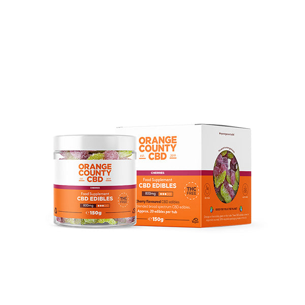 Orange County CBD 800 mg Gummibonbons – Kleinpackung