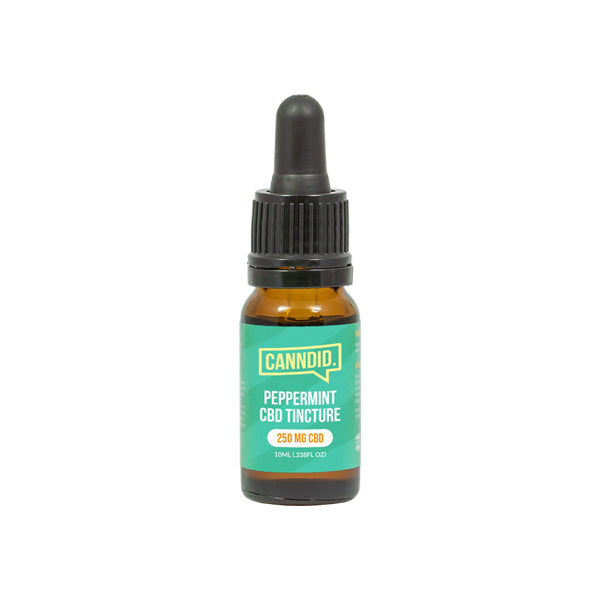 Canndid 250mg CBD Tincture Oil 10ml - Peppermint - Elixire CBD