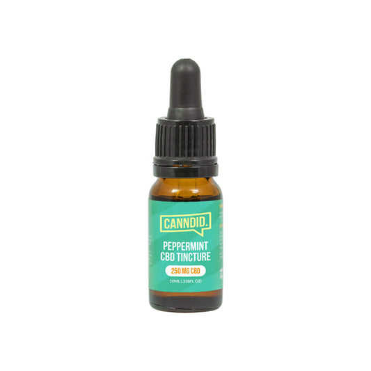 Canndid 250mg CBD Tincture Oil 10ml - Peppermint - Elixire CBD