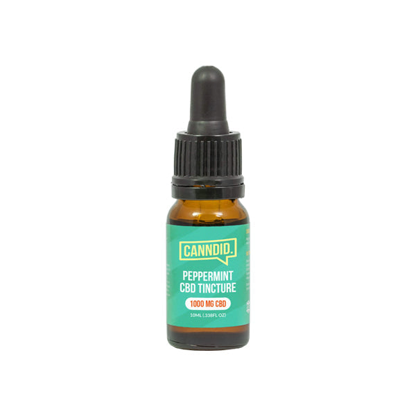 Canndid 1000mg CBD Tincture Oil 10ml - Peppermint - Elixire CBD