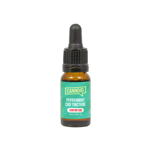 Canndid 1500mg CBD Tincture Oil 10ml - Peppermint - Elixire CBD