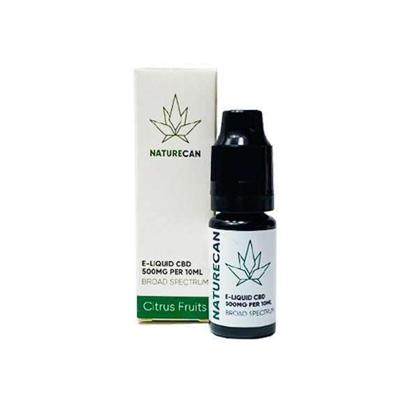 Naturecan 500mg CBD E-Liquid 10ml (80VG/20PG) - Elixire CBD