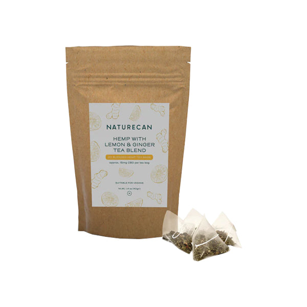 Naturecan 300mg CBD Hemp Tea - 20 Bags - Elixire CBD