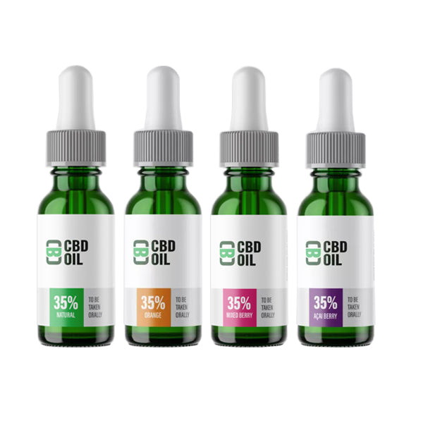 CBD Asylum 35% 3500mg CBD Oil 10ml (BUY 1 GET 2 FREE) - Elixire CBD