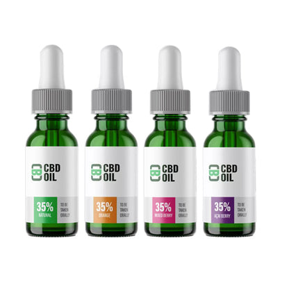 CBD Asylum 35% 3500mg CBD Oil 10ml (BUY 1 GET 2 FREE) - Elixire CBD