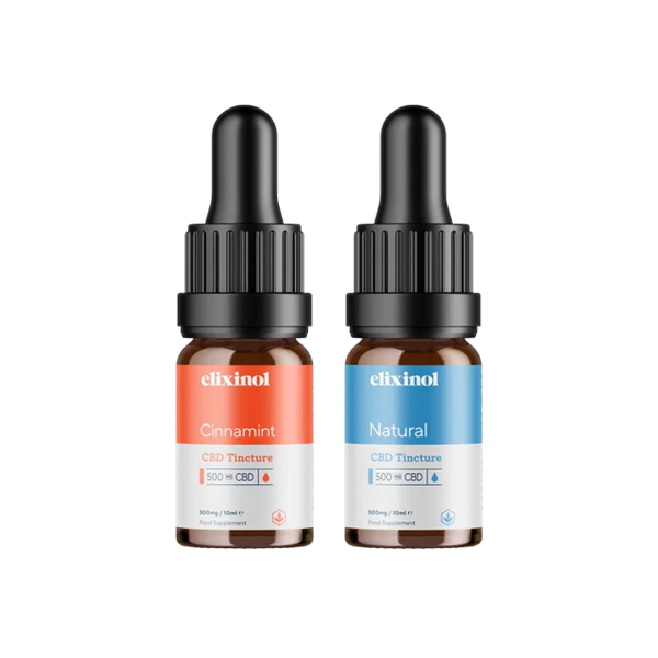 Elixinol 500mg CBD Oil Tinctures - 10ml - Elixire CBD