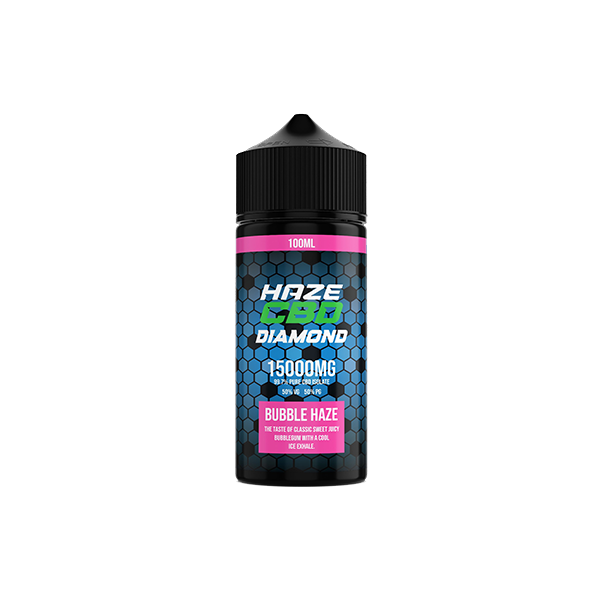 Haze CBD Diamond 15000mg CBD E-Liquid 100ml - Elixire CBD