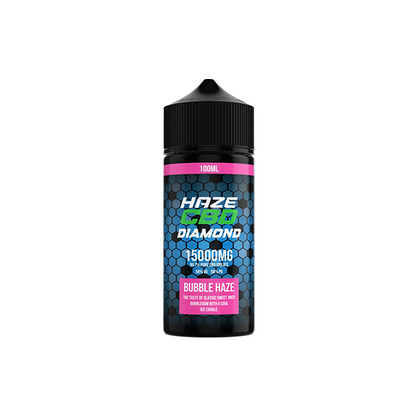 Haze CBD Diamond 15000mg CBD E-Liquid 100ml - Elixire CBD