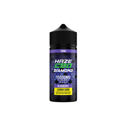 Haze CBD Diamond 15000mg CBD E-Liquid 100ml - Elixire CBD