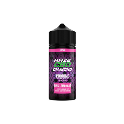 Haze CBD Diamond 15000mg CBD E-Liquid 100ml - Elixire CBD