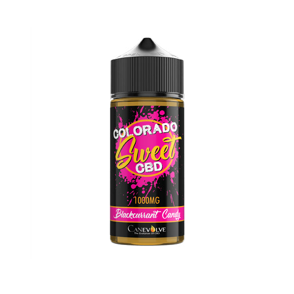 Colorado Sweet 1000mg CBD Vaping Liquid 100ml (50PG/50VG) - Elixire CBD