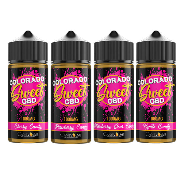 Colorado Sweet 1000mg CBD Vaping Liquid 100ml (50PG/50VG) - Elixire CBD