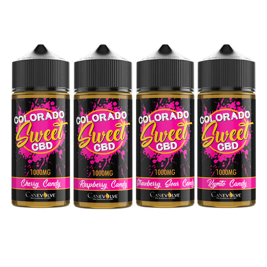 Colorado Sweet 1000mg CBD Vaping Liquid 100ml (50PG/50VG) - Elixire CBD