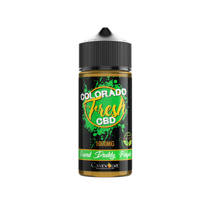 Colorado Fresh 1000mg CBD Vaping Liquid 100ml (50PG/50VG) - Elixire CBD