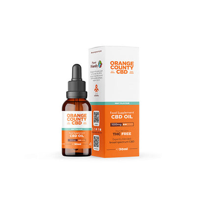 Orange County CBD 1000 mg aromatisiertes Tinkturöl 30 ml