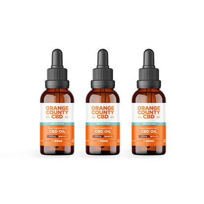 Orange County CBD 1000 mg aromatisiertes Tinkturöl 30 ml