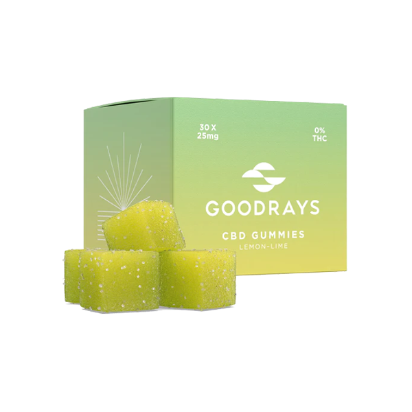 Goodrays 750mg CBD Gummies - 30 Pieces - Elixire CBD