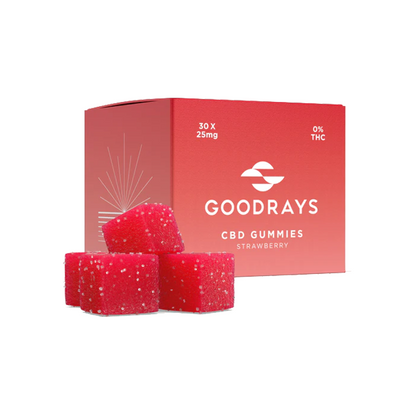 Goodrays 750mg CBD Gummies - 30 Pieces - Elixire CBD