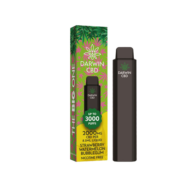 Darwin The Big One 2000mg CBD Disposable Vape Device 3000 Puffs - Elixire CBD