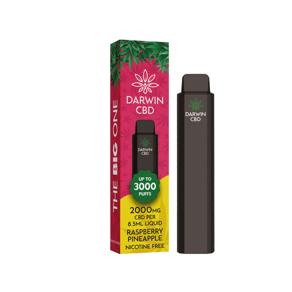 Darwin The Big One 2000mg CBD Disposable Vape Device 3000 Puffs - Elixire CBD