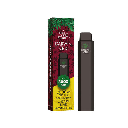 Darwin The Big One 2000mg CBD Disposable Vape Device 3000 Puffs - Elixire CBD