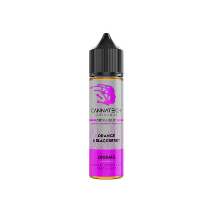 Cannatech 2000mg Broad Spectrum CBD E-liquid 50ml - Elixire CBD