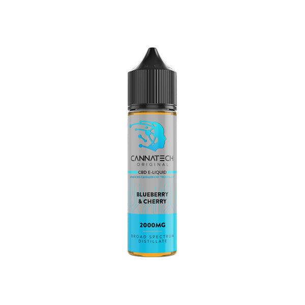 Cannatech 2000mg Broad Spectrum CBD E-liquid 50ml - Elixire CBD