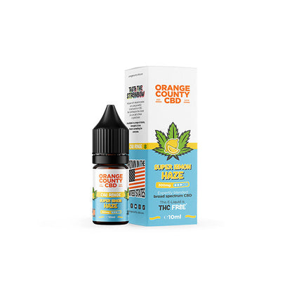 Orange County CBD Cali Range 300mg CBD 10ml E-liquid (60VG/40PG)