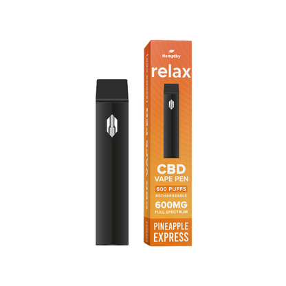 Hempthy 600 mg CBD Einweg-Vape-Pen 600 Züge