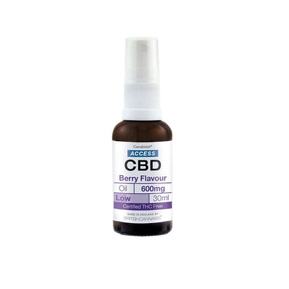 Access CBD 600mg CBD Broad Spectrum Oil Mixed 30ml - Elixire CBD