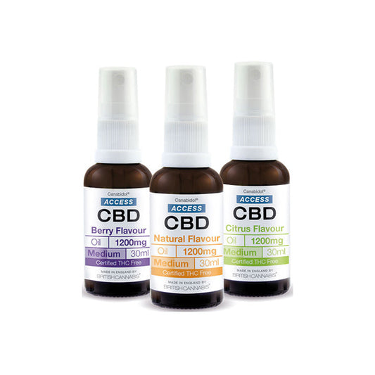 Access CBD 1200mg CBD Broad Spectrum Oil 30ml - Elixire CBD