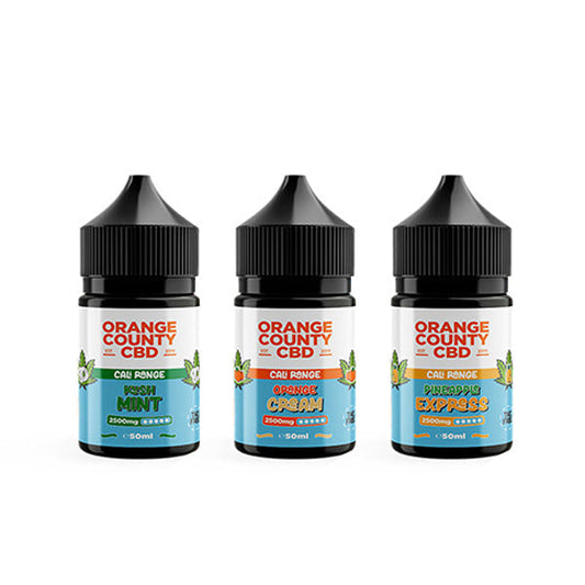 Orange County CBD Cali Range 1500 mg CBD 50 ml E-Liquid (60VG/40PG)