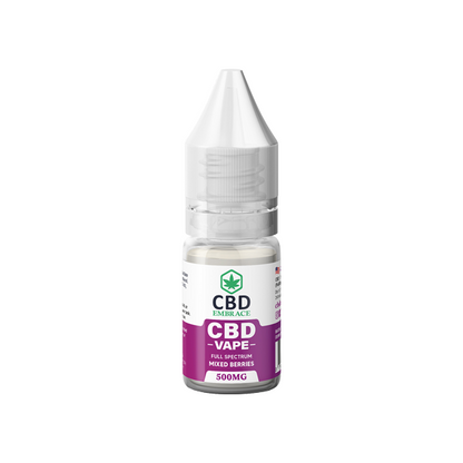 CBD Embrace 500mg Full Spectrum CBD Vape Oil - 10ml - Elixire CBD