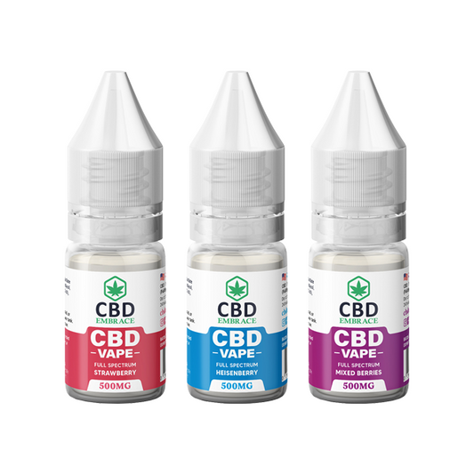 CBD Embrace 500mg Full Spectrum CBD Vape Oil - 10ml - Elixire CBD