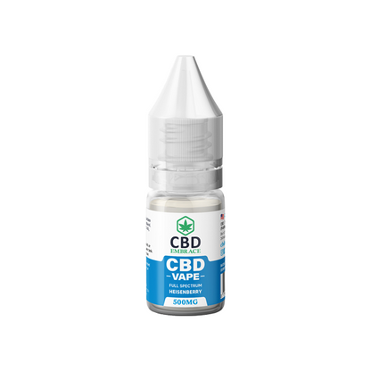 CBD Embrace 500mg Full Spectrum CBD Vape Oil - 10ml - Elixire CBD