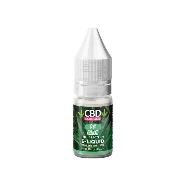 CBD Embrace 1000mg Full Spectrum CBD Vape Oil - 10ml - Elixire CBD