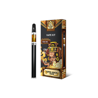 Aztec CBD 1000mg Vape Kit - 1ml - Elixire CBD