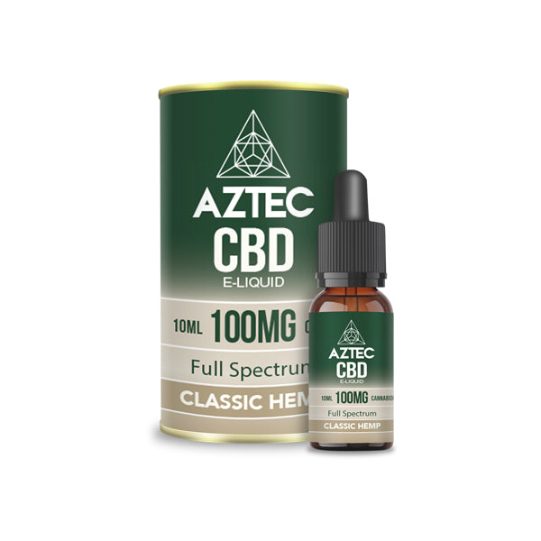 Aztec CBD 100mg CBD Vaping Liquid 10ml (50PG/50VG) - Elixire CBD