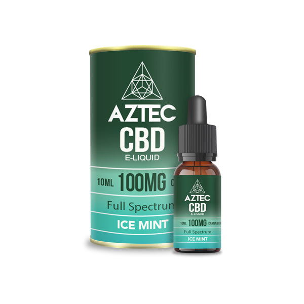 Aztec CBD 100mg CBD Vaping Liquid 10ml (50PG/50VG) - Elixire CBD