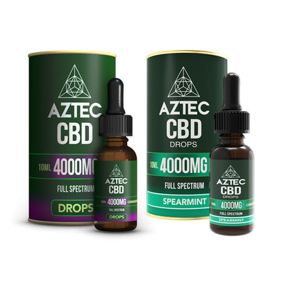 Aztec CBD Full Spectrum Hemp Oil 4000mg CBD 10ml - Elixire CBD