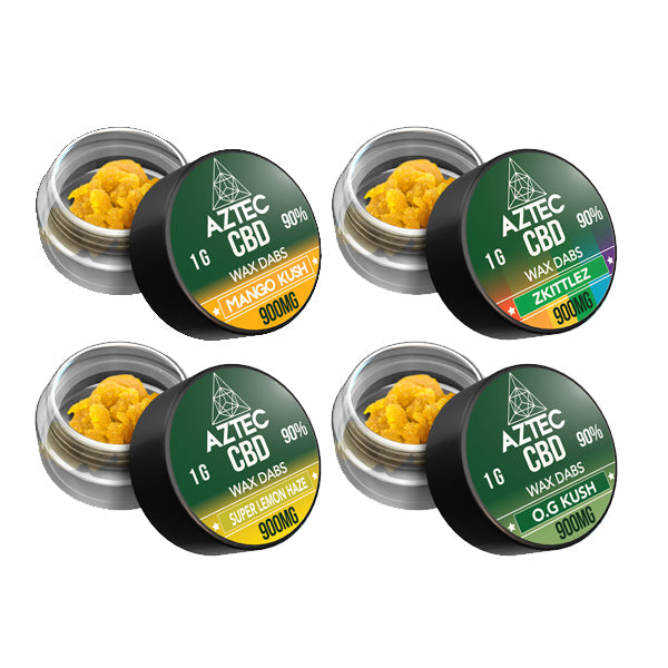 Aztec CBD 900mg CBD Wax/Crumble - 1g - Elixire CBD